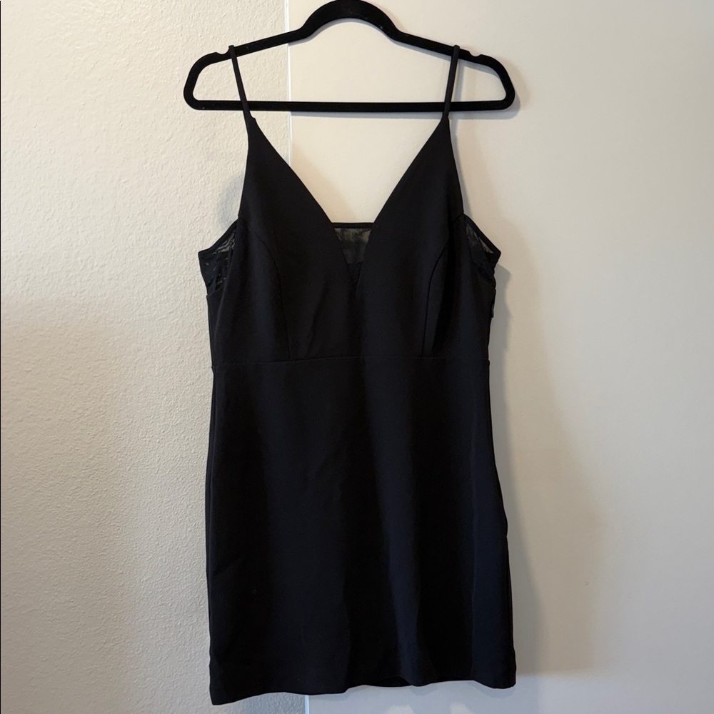 Express Black V-Neck Dress